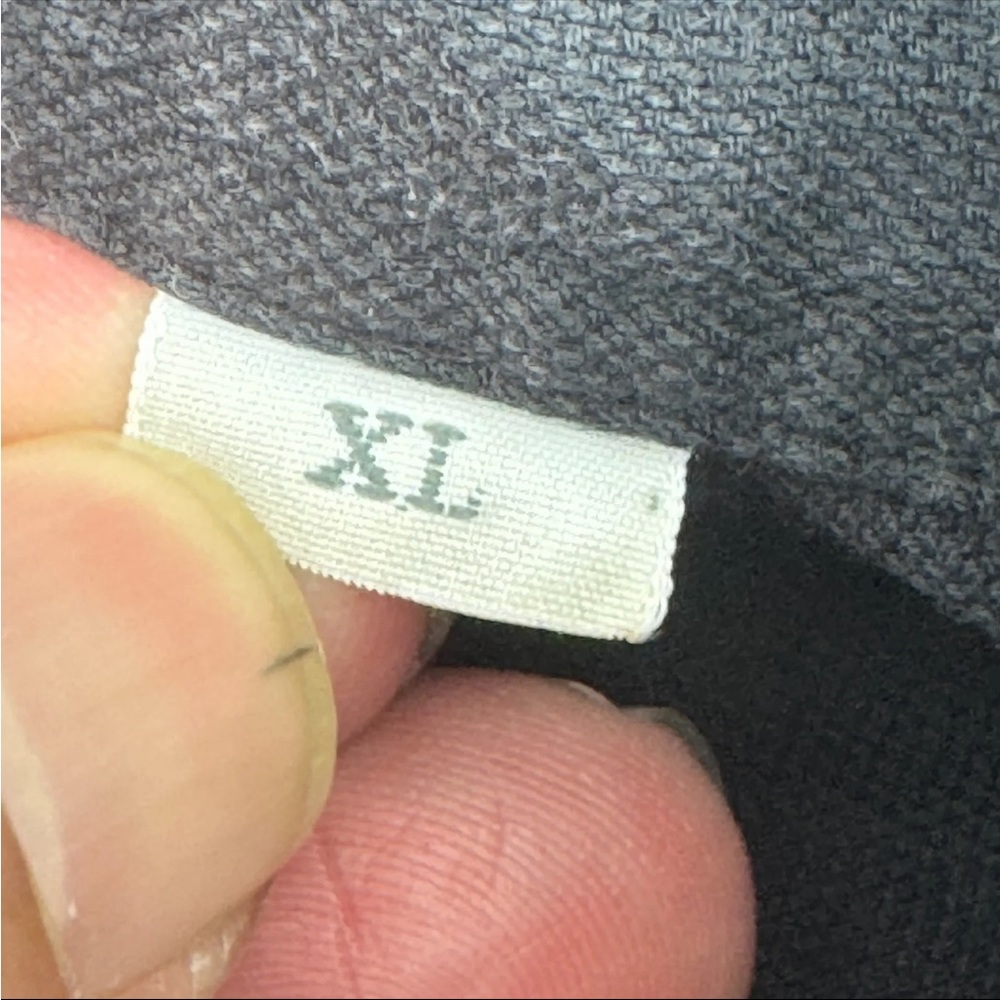 INIS MEAIN Shirt Men Black Long Sleeve Button Down Cotton Pocket Italy Made Sz L - Picture 6 of 10